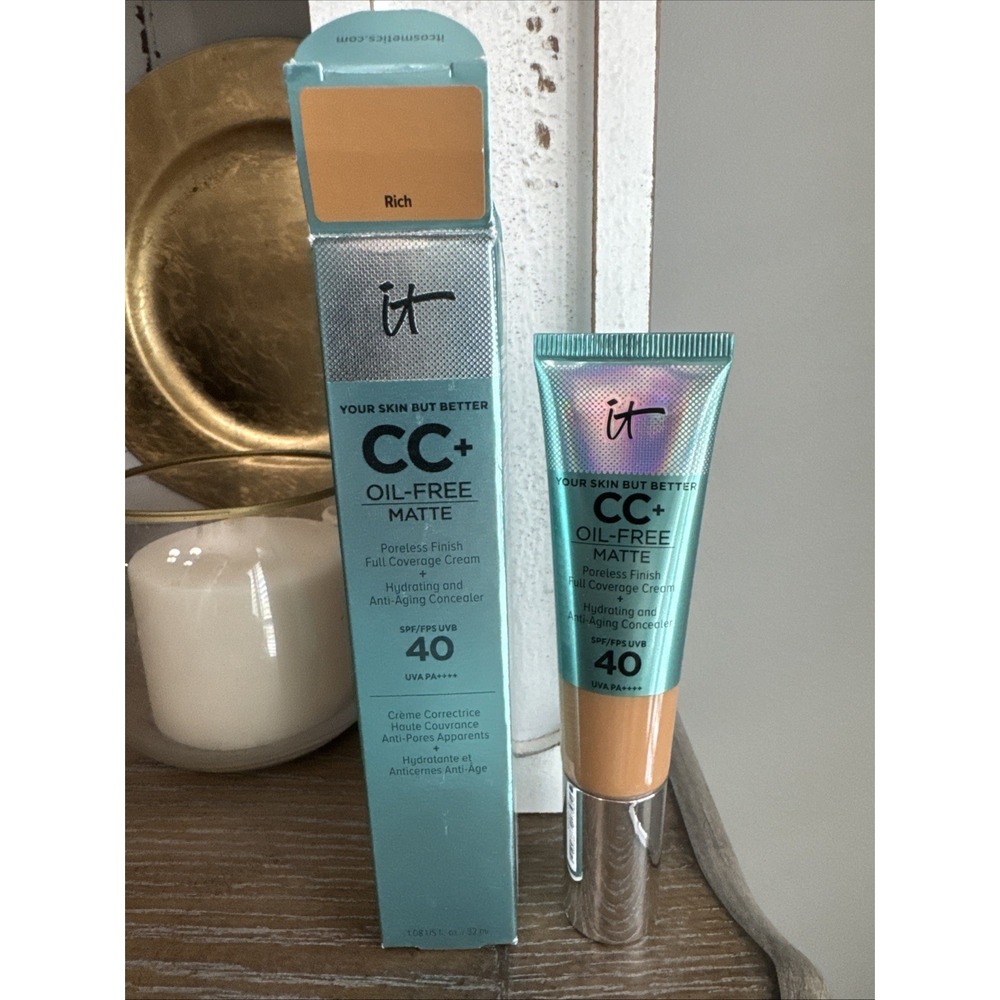 IT Cosmetics Your Skin But Better CC + Oil Free MATTE SPF 40 RICH